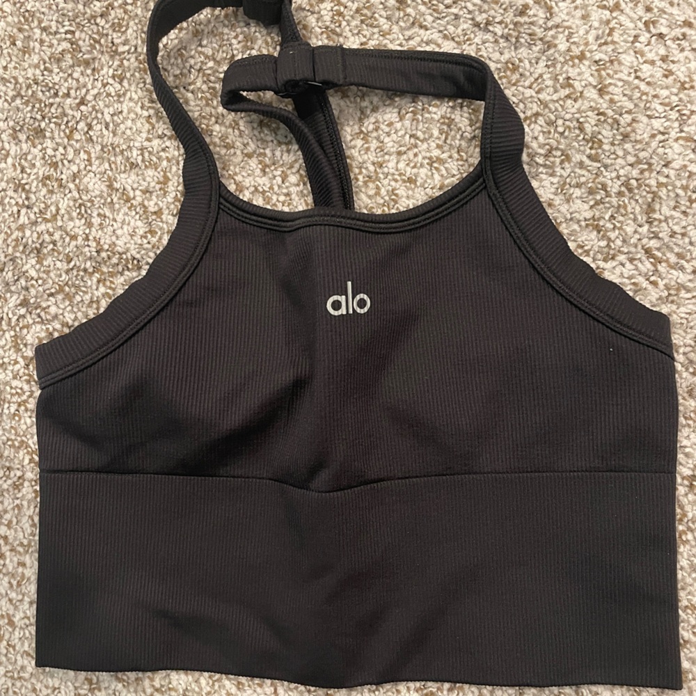 Alo ribbed crop top